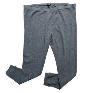 Eileen Fisher‎ Joggers Women 2X Gray Thermal Waffle Knit Pull On Gray Stretch